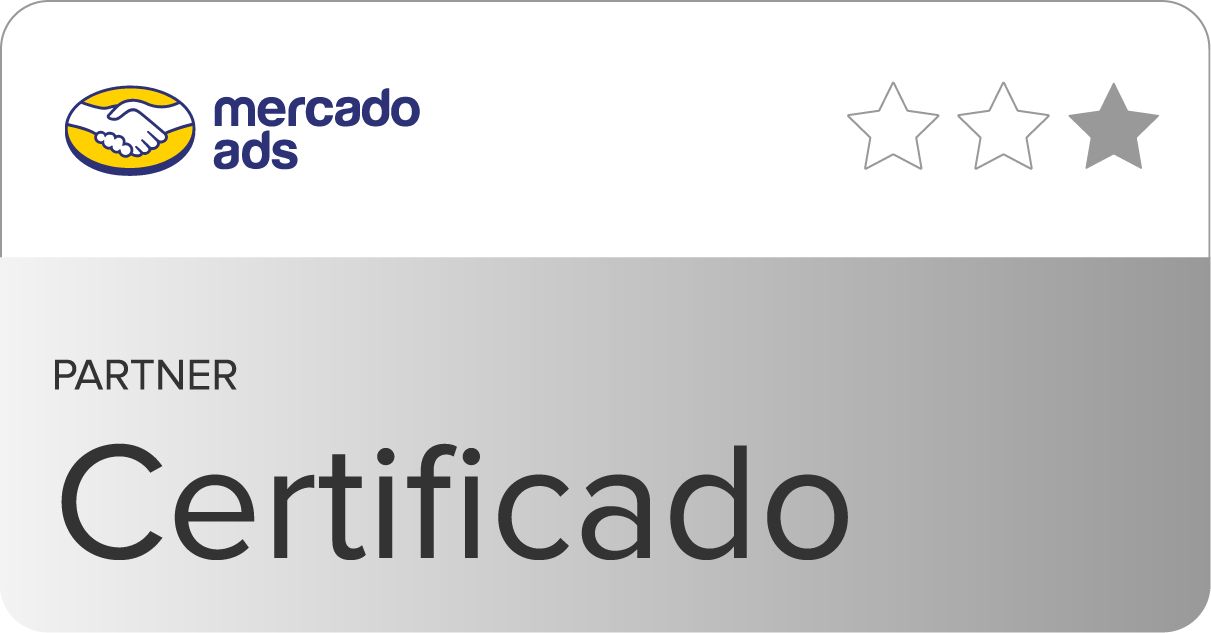Medalha de Certificado Mercado Ads - Partner Certificado